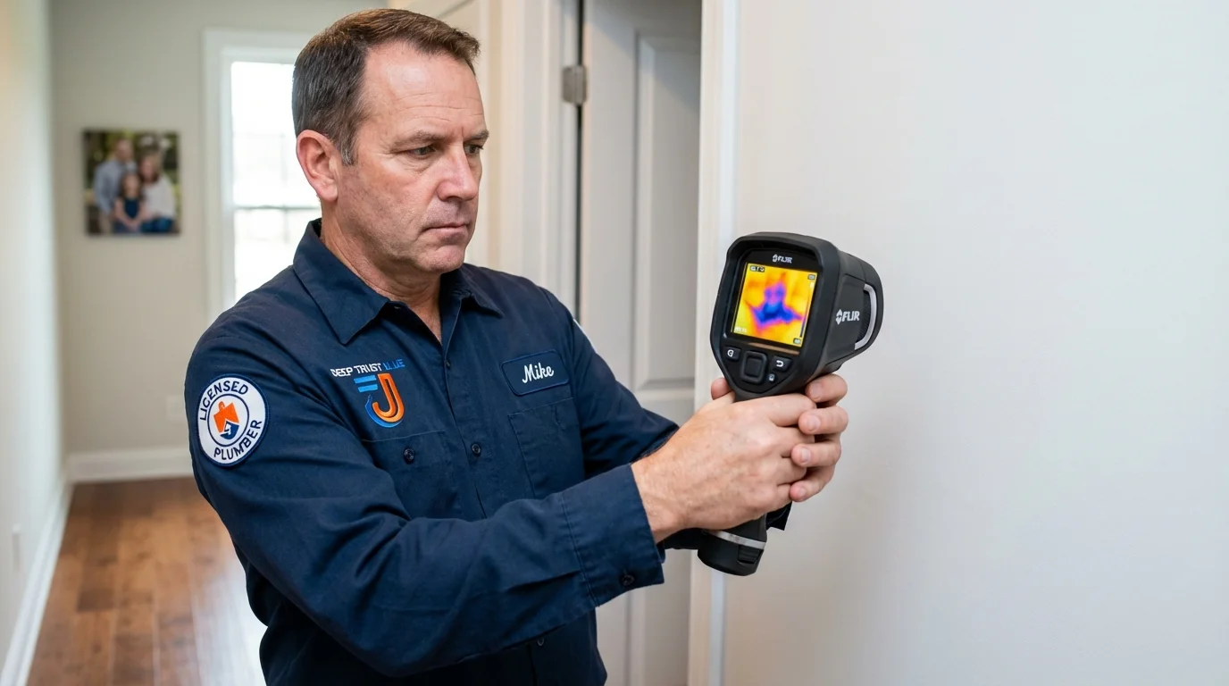 Thermal imaging leak detection by Johns Plumbing LLC in King of Prussia